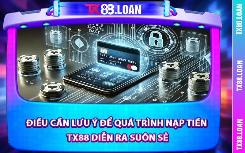 Điều cần lưu ý để quá trình nạp tiền TX88 diễn ra suôn sẻ