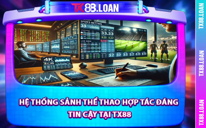 Hệ thống sảnh thể thao hợp tác đáng tin cậy tại TX88