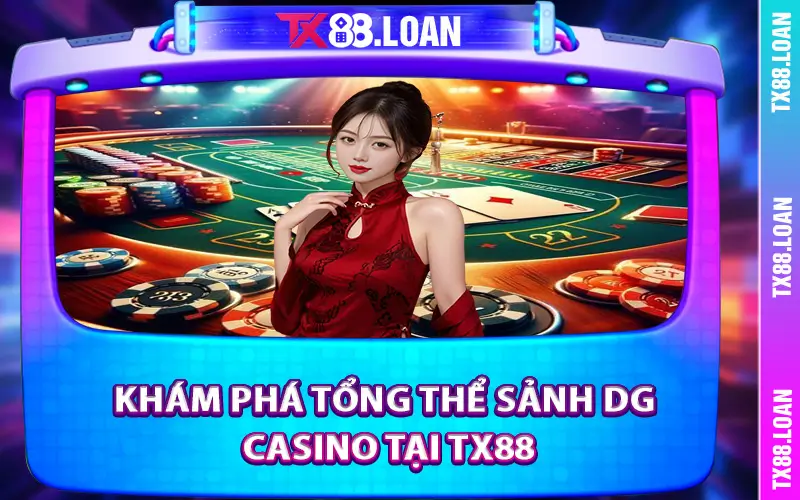 Khám phá tổng thể sảnh DG Casino tại TX88